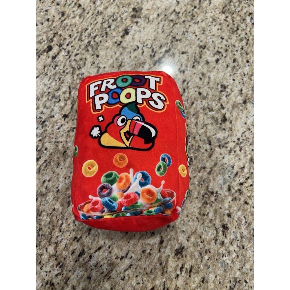 Junk Food Doody Plush 8" inch Froot Poops Poop Parody Froot Loops Cereal